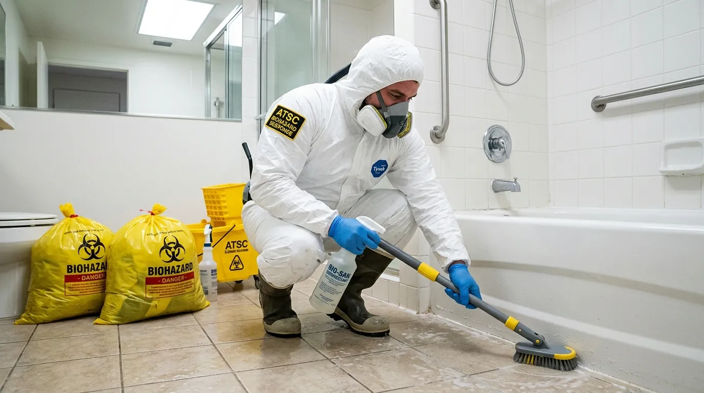 Decontamination equipment deployed for Blood Cleanup in Lockhart